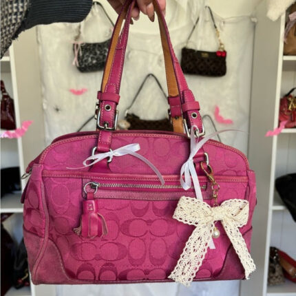 VINTAGEFIND™ y2k coach hampton satchel pink 💖