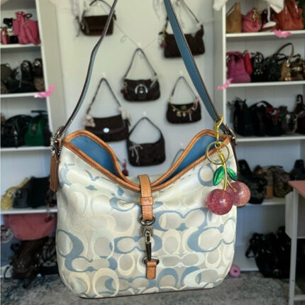 VINTAGEFIND™ y2k coach hampton hobo clip