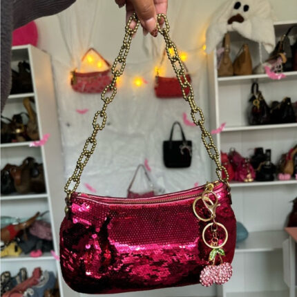 VINTAGEFIND™ y2k coach poppy sequin lurex bag 💖