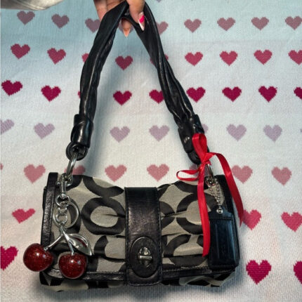 VINTAGEFIND™ y2k coach optic print shoulder bag 🎀